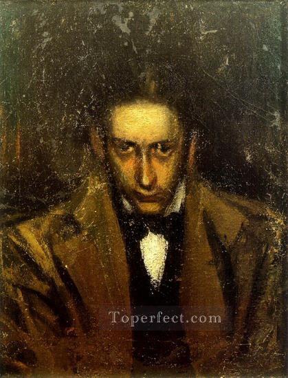 カルロス・カサジェマスの肖像 1899年 パブロ・ピカソ油絵